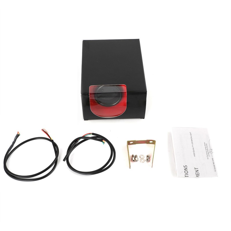 Nrkiscy Tinted 7 Color Volt Voltmeter Gauge kit 8-18V 2-1/16"(52mm)