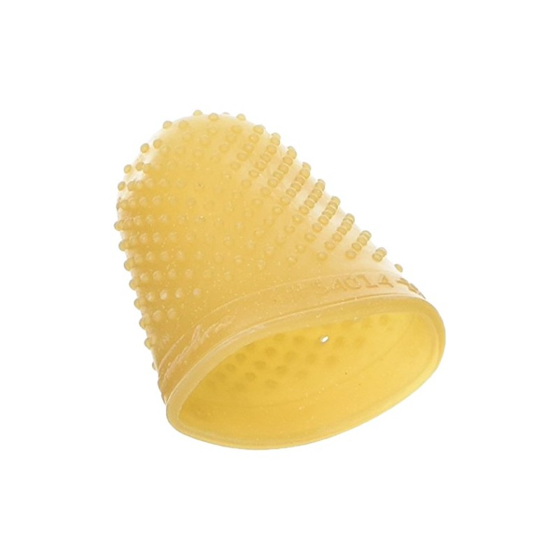 Swingline Rubber Finger Tips, Size 14, X-Large, Amber, 1/Dozen