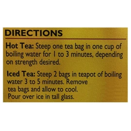 Dynasty 100% Natural Tea 16 Individual Tea Bags Per Pack (Chinese Restaurant, 6 Pack)