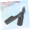 Baluue 3pcs Foldable Eyebrow and Eyelash Combs for Precise Grooming