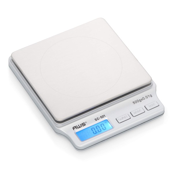 American Weigh AMW-SC-501 Digital Pocket Scale, 500 by 0.01 G