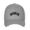 Daxton USA Cities States Baseball Hat Cap Arch Letters, Brooklyn