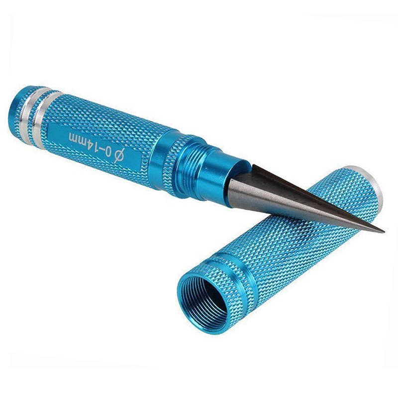 ShareGoo 0-14mm Aluminum Alloy Expanding Hole Puncher Opener Reamer Tool