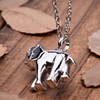 Elephant Cremation Urn Jewelry Stainless Steel Keepsake Waterproof Memorial Pendant