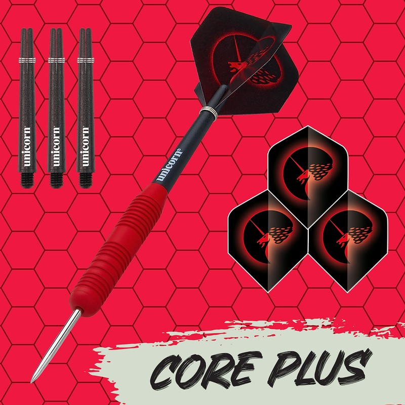 Unicorn Steel Tip Darts Set | Core Plus | Smooth