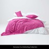 HOMESCAPES Pink Cerise 12 x 20 Inch Nirvana Pure Slub