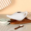 HealthGoosaAU - Durable Ceramic Neti Pot for Nasal Cleansing with
