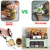 Jar Opener, Multi Functional Manual Can Opener for Seniors, Stainless