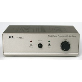 TEC TC-753LC Silver Phono Preamp w/AUX Input, Premium High Output Adaptor and TC-ADUSB Digital Recording Adaptor Combo