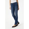 Mavi Kendra Women's High Rise Straight Leg Jeans, Indigo Supersoft,