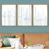 SIGNWIN 3 Piece Framed Canvas Wall Birds and City Canvas