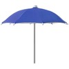 Squirrel Picnic Table Feeder Replacement Mini Umbrella for Outside (Dark-Blue)
