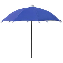 Squirrel Picnic Table Feeder Replacement Mini Umbrella for Outside (Dark-Blue)