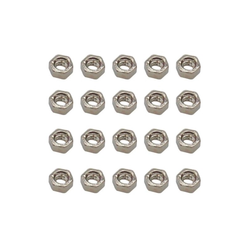 Hot Racing SXTF14NSS M1.4 Stainless Steel Hex Nut 20 Pieces