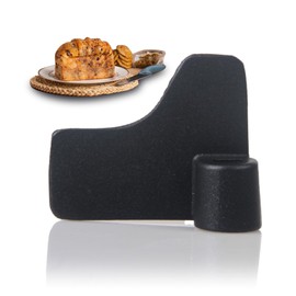 Bread Maker Paddle for Panasonic Breadmaker Standard Kneading Paddle Non Stick Breadmaker Mixing Spares Teflon Coated Kneader Paddle Bread Maker Machine Blade Parts Durable Replacement Accessories