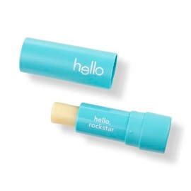 hello Bálsamo labial hidratante vegano Hello, sin cera de abejas, vaselina ni parabenos, 0,15 onzas, 1 paquete                                        