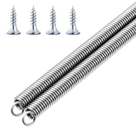 31cm Screen Door Spring, 2PCS Long Extension Spring Screen Door Closer Springs Stainless Steel RV Screen Door Springs Closure Kit Replacement Hardware for Square and Radius Screen Corners