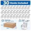Cascading Clothes Hanger Connector Hooks for Closet Organization – 30