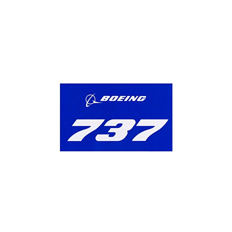 (boeing) Boeing 737 Blue Sticker
