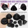 Swpeet Rubber Grommets Wire Protection, Closed Rubber Grommet, Firewall Solid