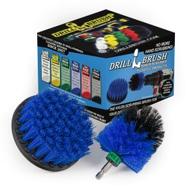 Aquatic Cleaning Supplies - Drill Powered Boat Cleaning Brushes - Boat Scrubbing Accessories - Hull Cleaner Brush Set - Barnacles Busting Brush Tool - Fish Tank Scrubbing Set - Pool Cleaning Brush Set