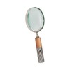 4" Decorative Magnifying Glass - Contemporary Marble Brown and Gray