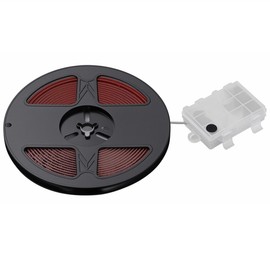 Shangyuan Marine LED Strip Lights with Battery Box for Pontoon Under Deck Lights, Battery Operated Boat Interior Lights for Fishing Sailboat Kayak, Boat Accessories, Red, 5m (16.4ft)