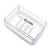 Plastic Soap Dish with Clear Lid Transparent Soap Case Holder