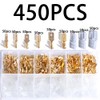 aikoolwer 450Pcs 2.8mm 4.8mm 6.3mm Male Female Spade Connectors Kit