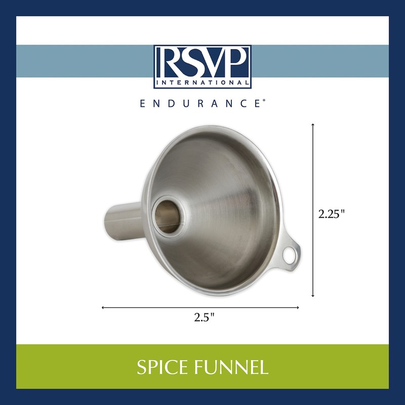 Stainless Steel Funnel - For Filling Narrow Jars and Bottles,