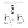 Kitchen Sink Faucet Quick Connector, Dishwasher Washer Snap Coupling Adapter,