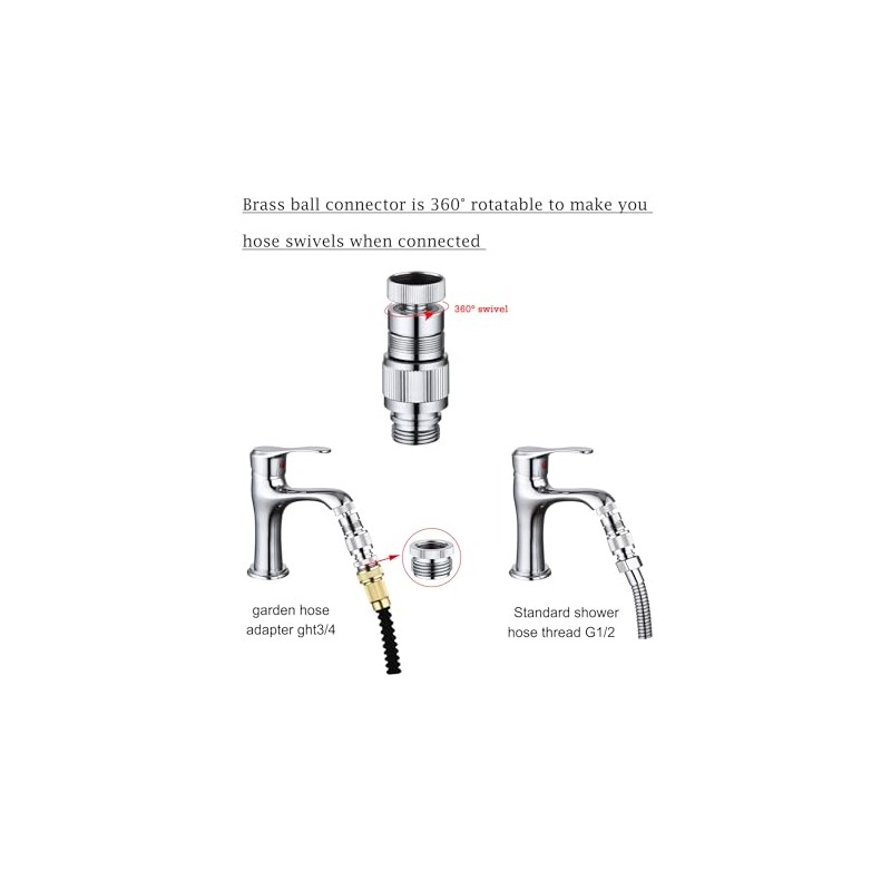 Kitchen Sink Faucet Quick Connector, Dishwasher Washer Snap Coupling Adapter,