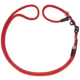 HUNTER Freestyle Heavy Duty Weatherproof Slip Lead with Integrated Neck 1.0/260 cm Red