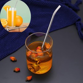 Straw Spoon, Spoon and Straw Combination, Stirring Straw Spoon, Smoothie Spoon, Milkshake Spoon, Suitable for Smoothie Milkshake Cocktail Coffee (Pack of 6)