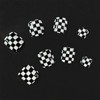 Cute Press on Toenails Short Square Fake Toenails Black and