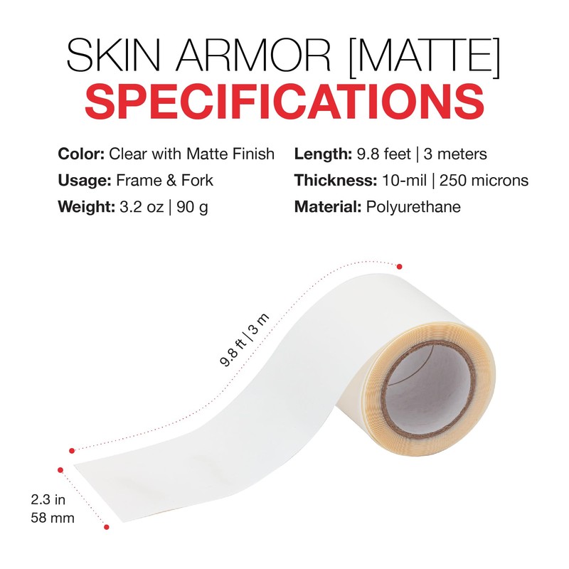 ZEFAL PROTEZIONI TELAIO Skin Armor MATT 3 METRI, Black