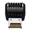USB 3.2 Front Panel Internal Connector Type-E 90 Degree Angled