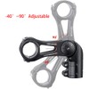 GEWAGE Handlebar Stem -130 Degree Handlebar Stem MTB 75mm 95mm