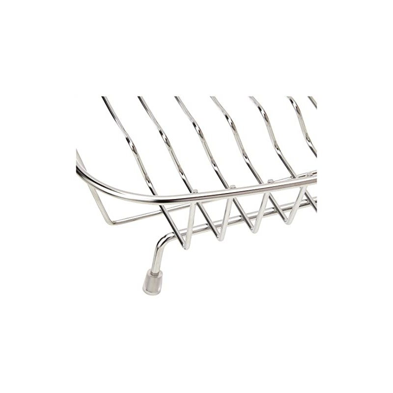 Delfinware Stainless SteelCompact Drainer, Stainless Steel, Silver