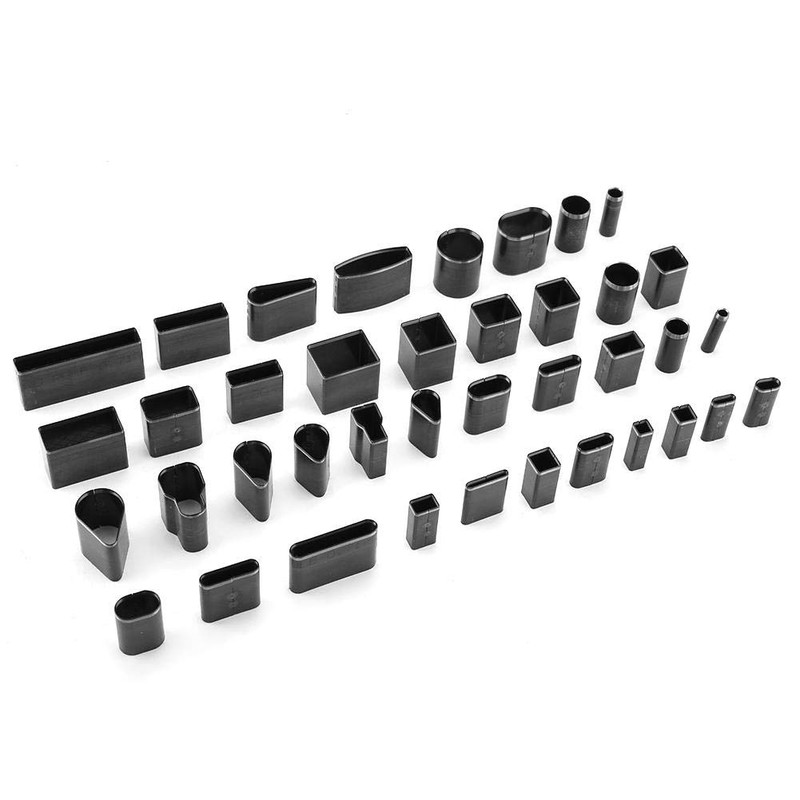 Yosoo Kit 39 Pieces Leather Cutting Tool Handmade Hollow Hole