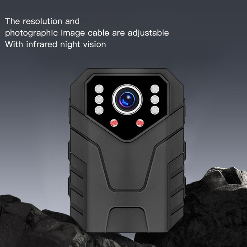 4K HD Body Camera Clip On Wearable Security Camera Night