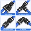 TAILONZ PNEUMATIC Blue 6mm OD 4mm ID Polyurethane PU Double-Layer