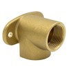 VARIOSAN 16393 Wall Plate 3/4 Inch 90° Wall Angle Brass