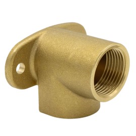 VARIOSAN 16393 Wall Plate 3/4 Inch 90° Wall Angle Brass 30 Bar
