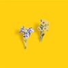 Flower Enamel Pins Iris Sunflower Enamel Pin Flowers Plant Brooches