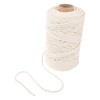 Operitacx 1roll Cotton Macrame Rope Multi-function Tapestry Cord for Weaving