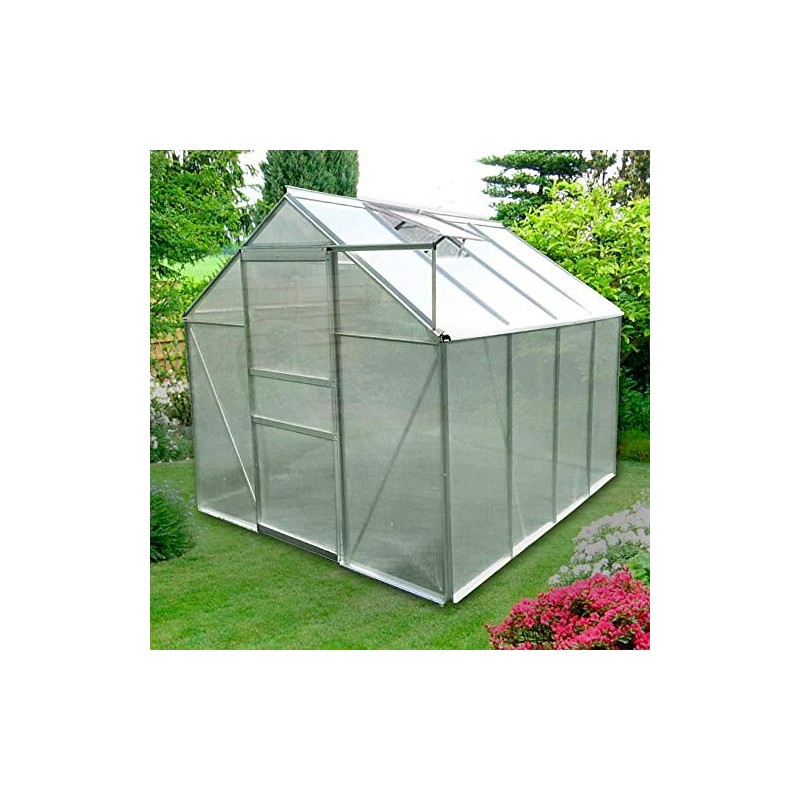 Jawoll hollow panels for greenhouse, 4.75 m², garden shed, White
