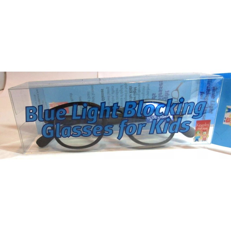 Blue Light BLACK Kids Blue Light Blocking Glasses School Computer