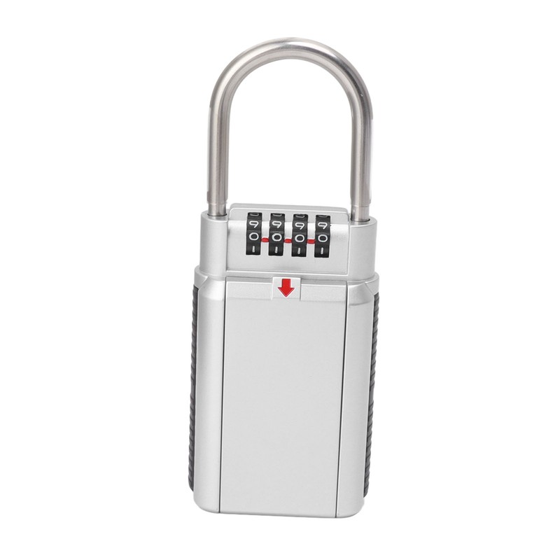 Password Key Box 4 Digit Combination Safe Metal Key Lock