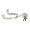 Tough 1 Kelly Silver Star Jingle Bob Spurs, Chrome Plated